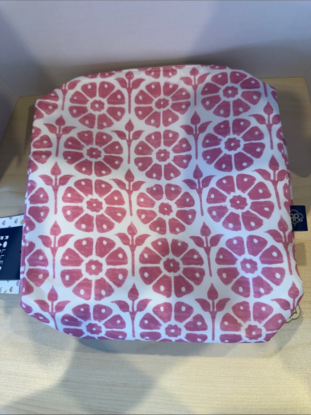 NWT Roller Rabbit x Target Pink Print Travel Cosmetic Bag